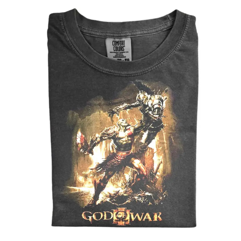 The Kratos God Of War III Comfort Color Shirts, God Of War Shirt, Game Shirt, Gift for Men, Gift for Women, Crew Neck T-shirt, Trending T-shirt